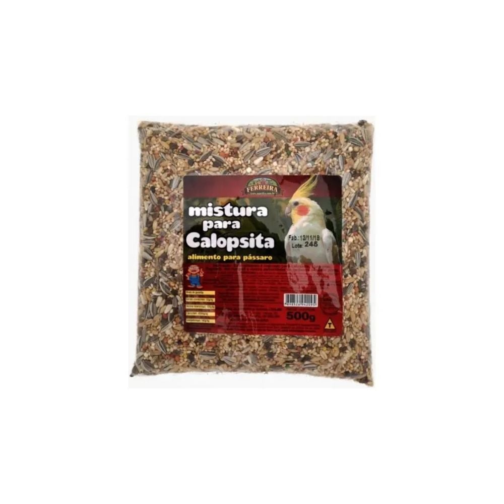 Mistura Para Calopsita Com Frutas Ouro Pet 500G - imagem 1