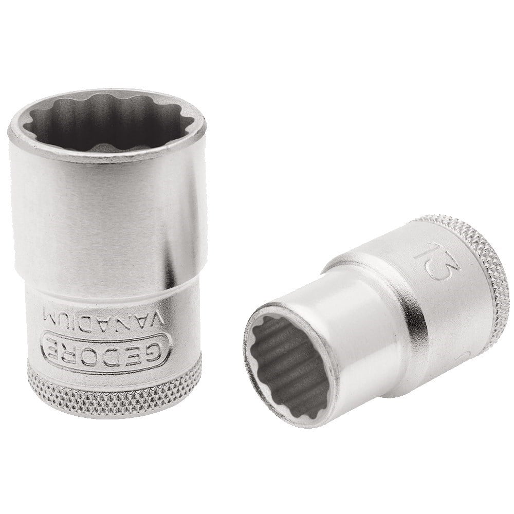 Soquete Gedore Encaixe Estriado 1/2 D19 10mm 15101