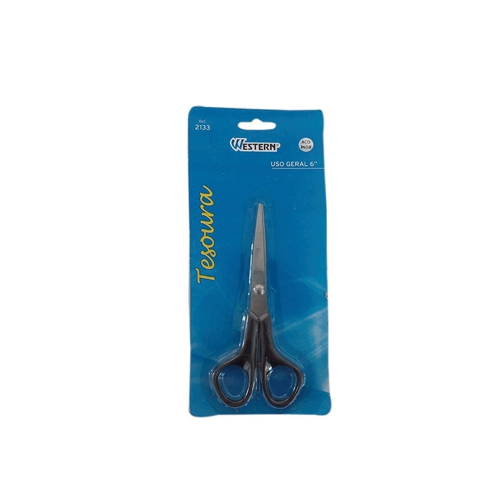 Tesoura Uso Geral Western 6" 2133