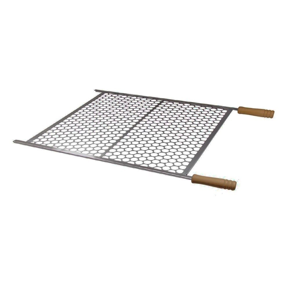 Grelha Churrasqueira Inox Riskgas 30X50 600