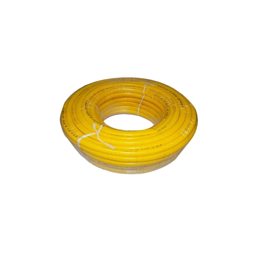 Mangueira Água Ibira Trançada 1/2 X 2" Jetplus Amarela 50m 1523