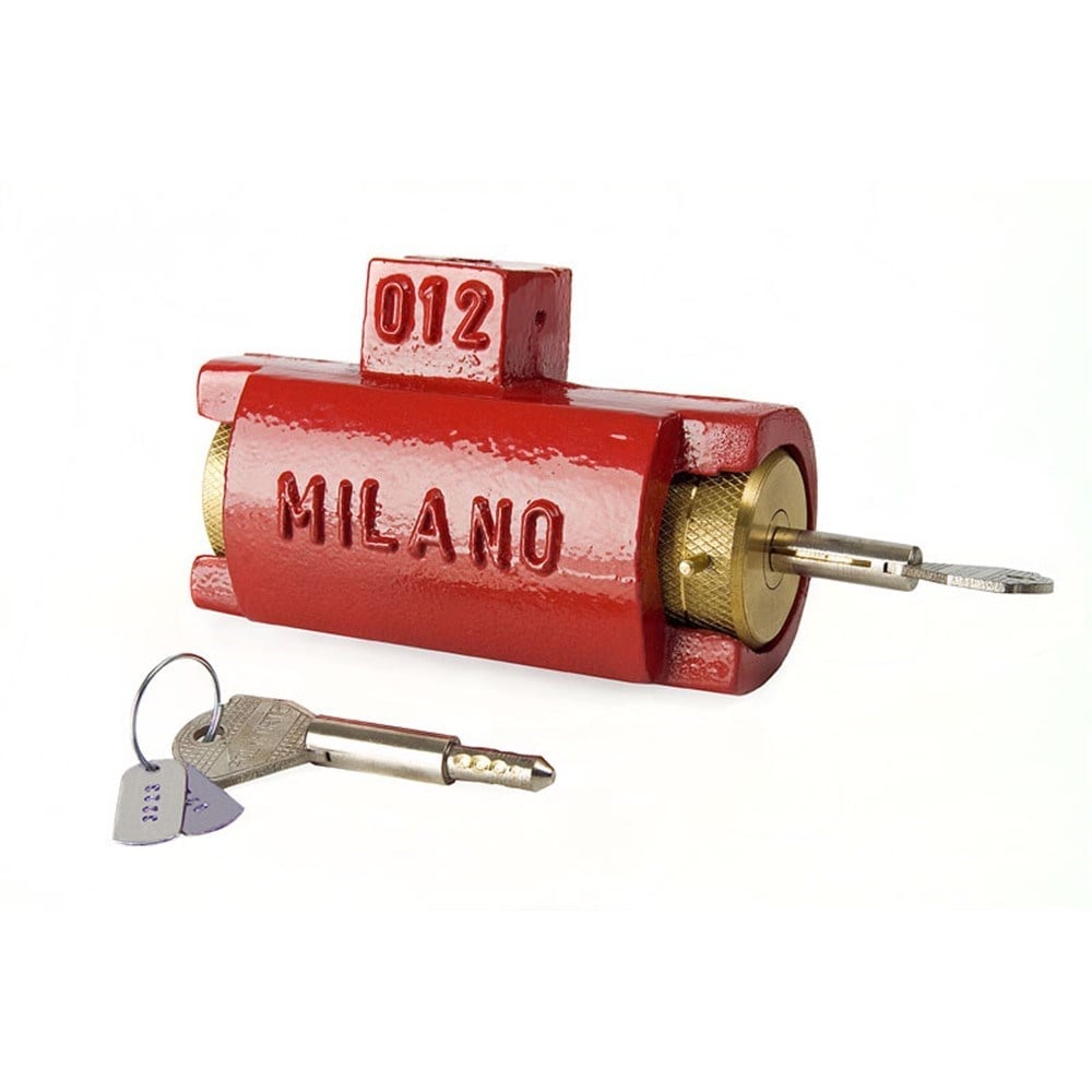 Cadeado para Porta de Aço Polyforte Milano Tetra 69012
